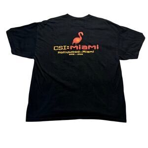 Rare CSI Miami Crew Member T-Shirt XL TV Show Memorabilia Collectible 2000s Y2K